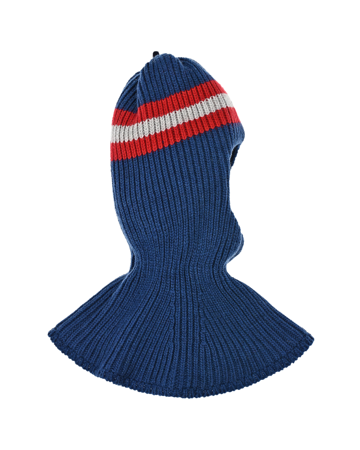 Синяя шапка-шлем с полосками Chobi детская, размер 52/54, цвет синий - фото 1