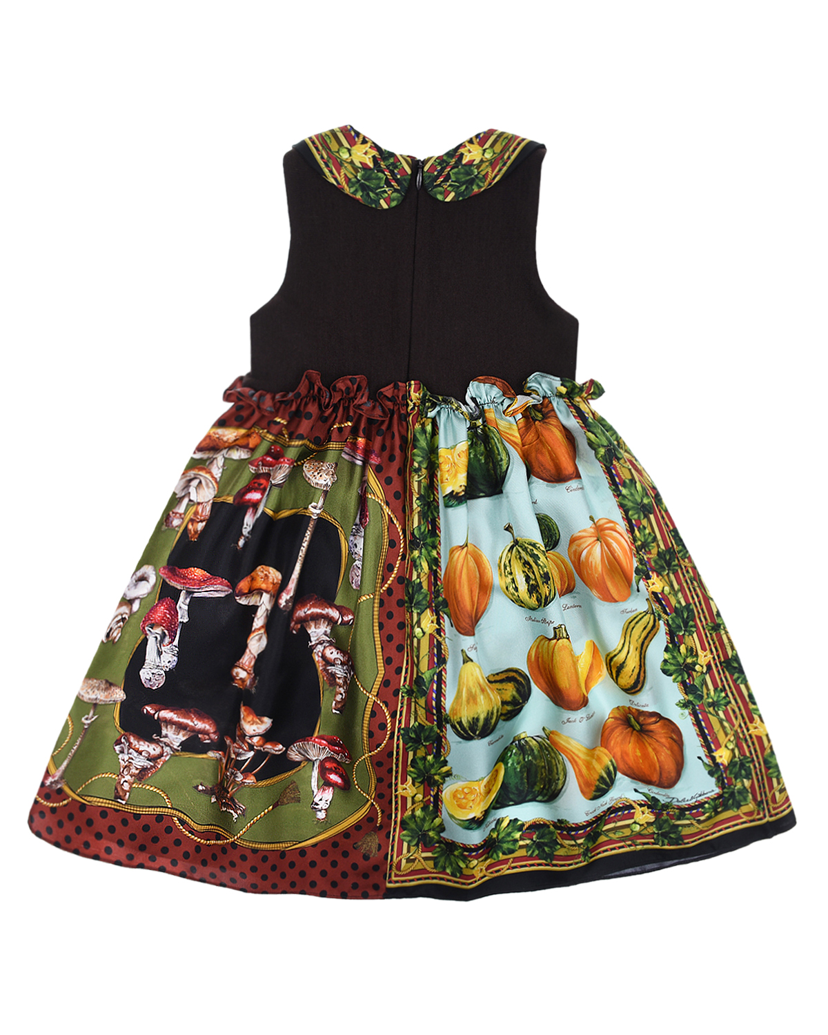 Платье из шерсти и шелка Dolce&Gabbana детское, размер 80, цвет мультиколор - фото 2