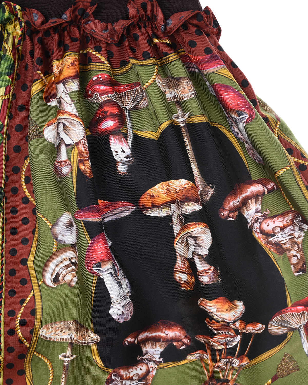 Платье из шерсти и шелка Dolce&Gabbana детское, размер 80, цвет мультиколор - фото 7