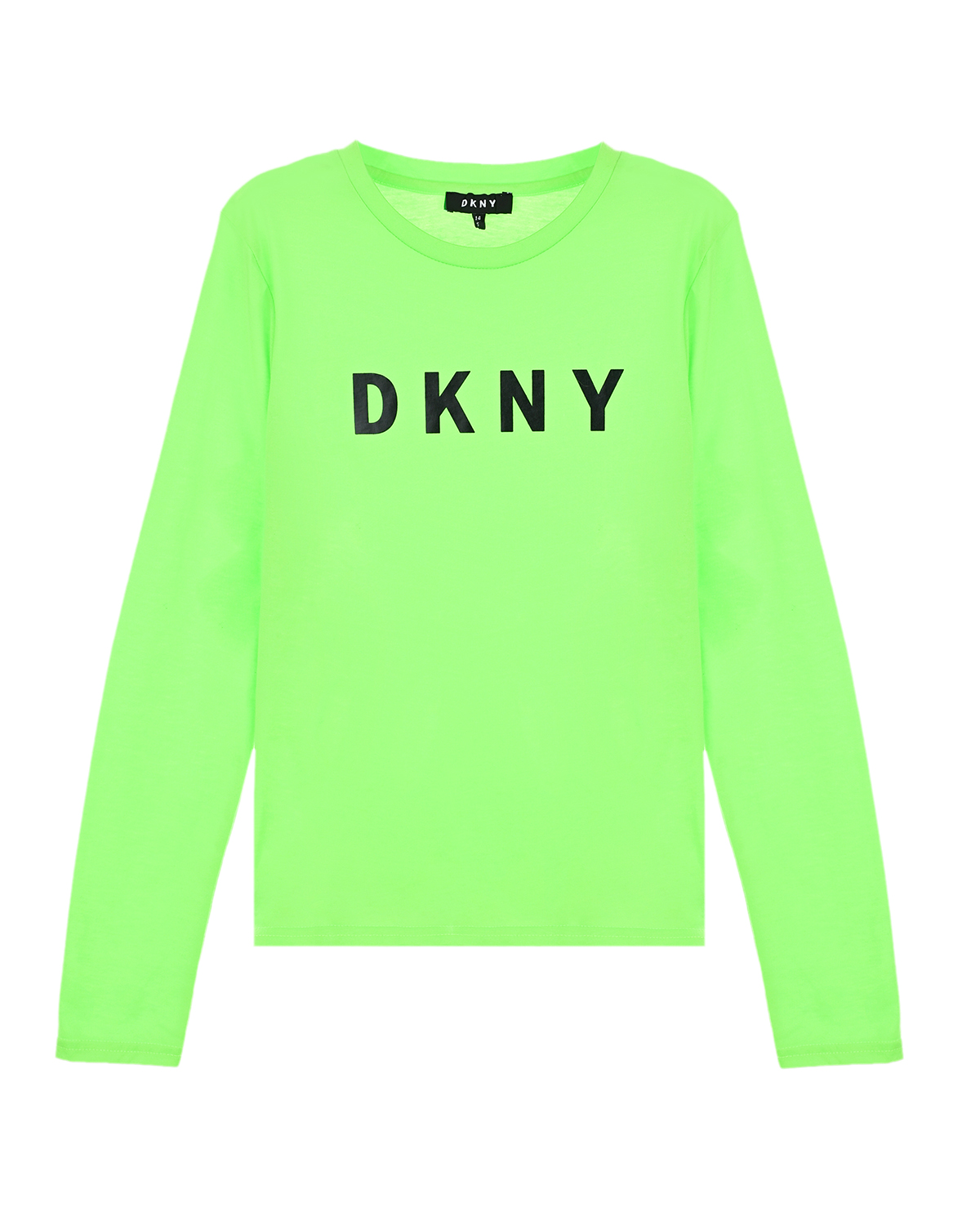 Зеленая толстовка с логотипом DKNY детская, размер 164, цвет зеленый - фото 1