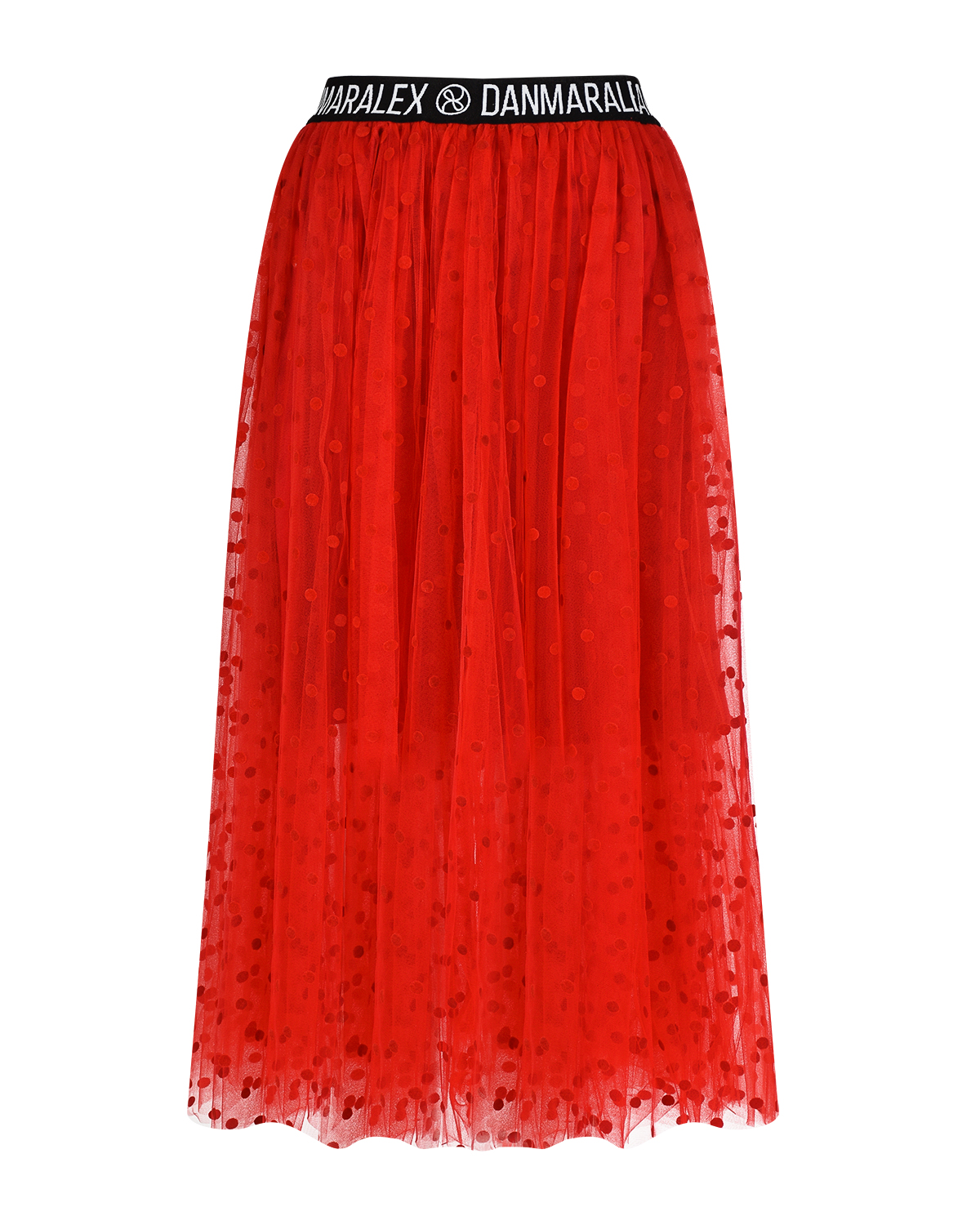 Красная юбка в горошек Dan Maralex, размер 42, цвет красный - фото 5