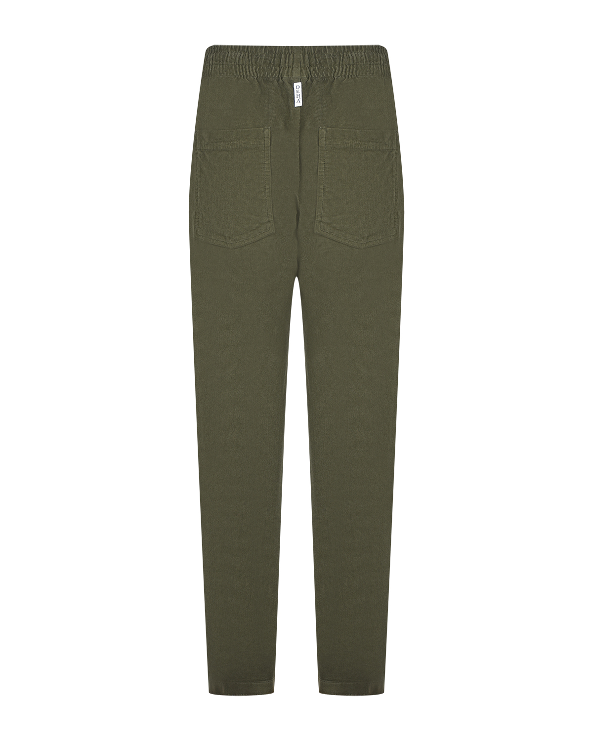 Вельветовые брюки оливкового цвета Deha, размер 44 - фото 2