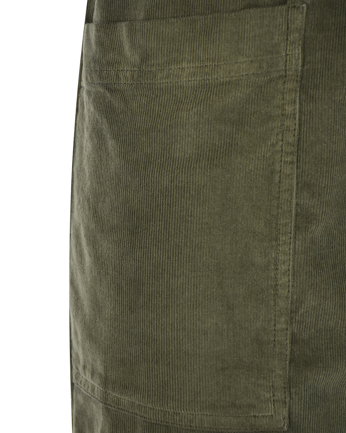 Вельветовые брюки оливкового цвета Deha, размер 44 - фото 6
