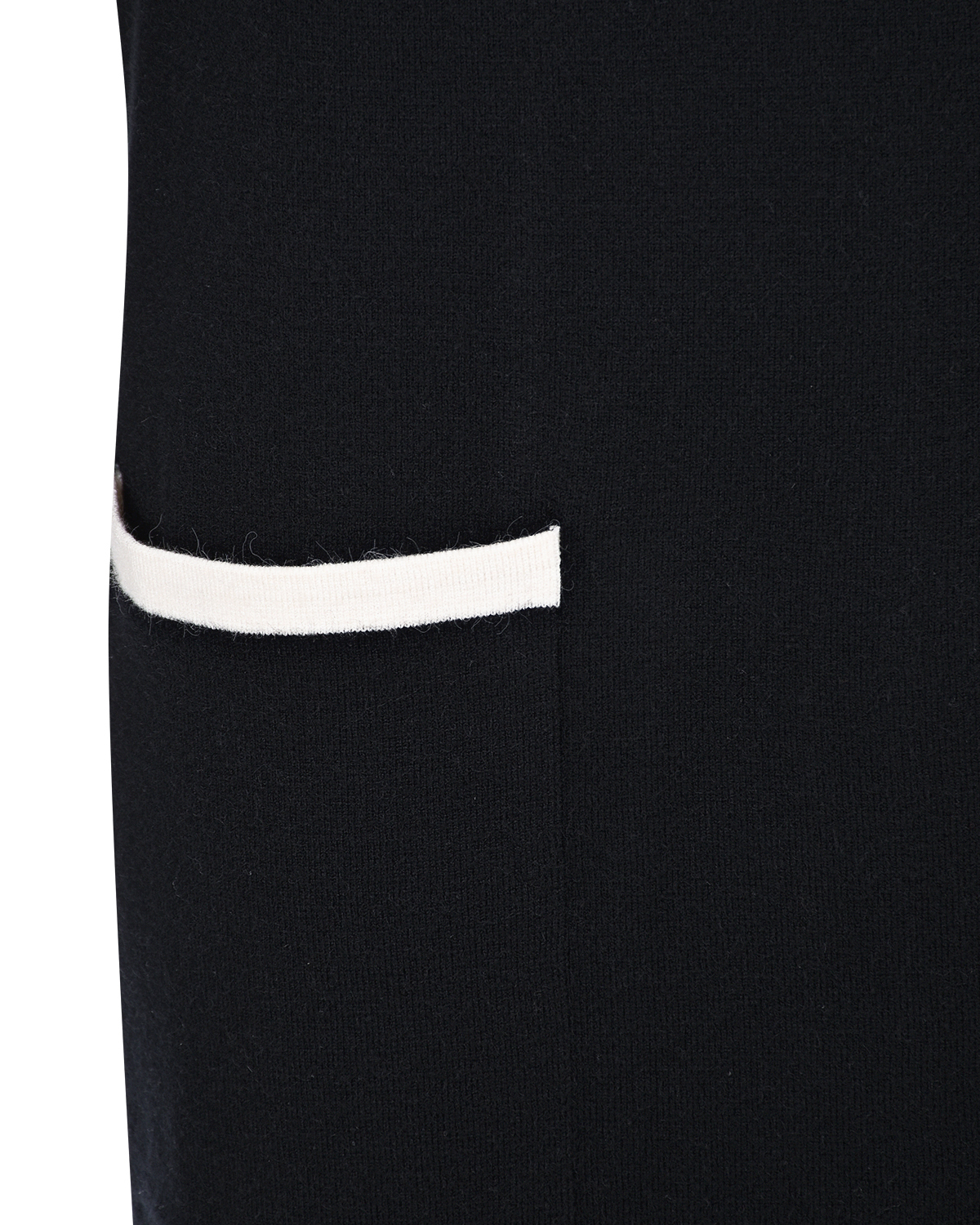Черное платье с белыми лампасами Deha, размер 42, цвет черный - фото 6