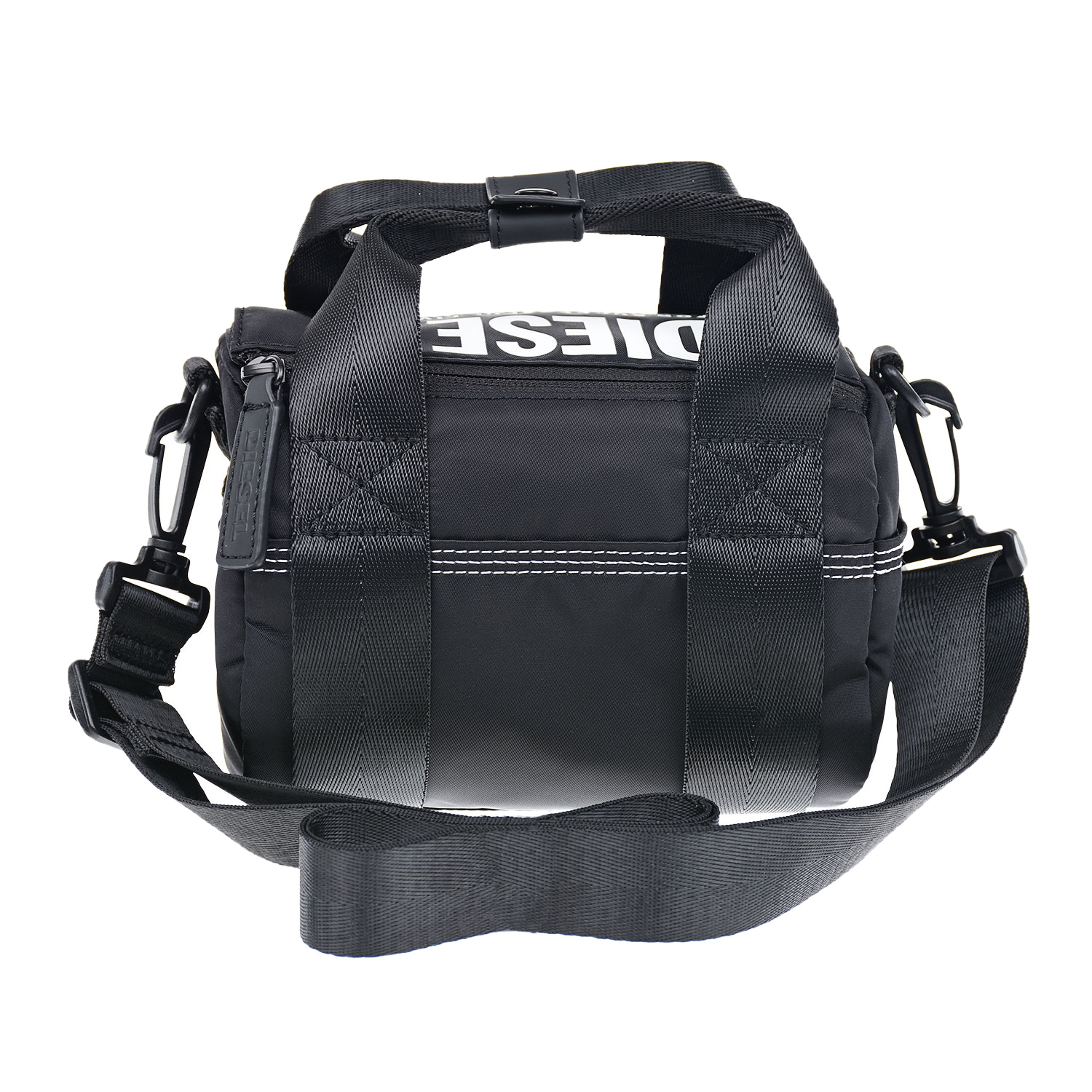 Черная сумка с белым логотипом, 18x12x11 см Diesel детская, размер unica, цвет черный - фото 3