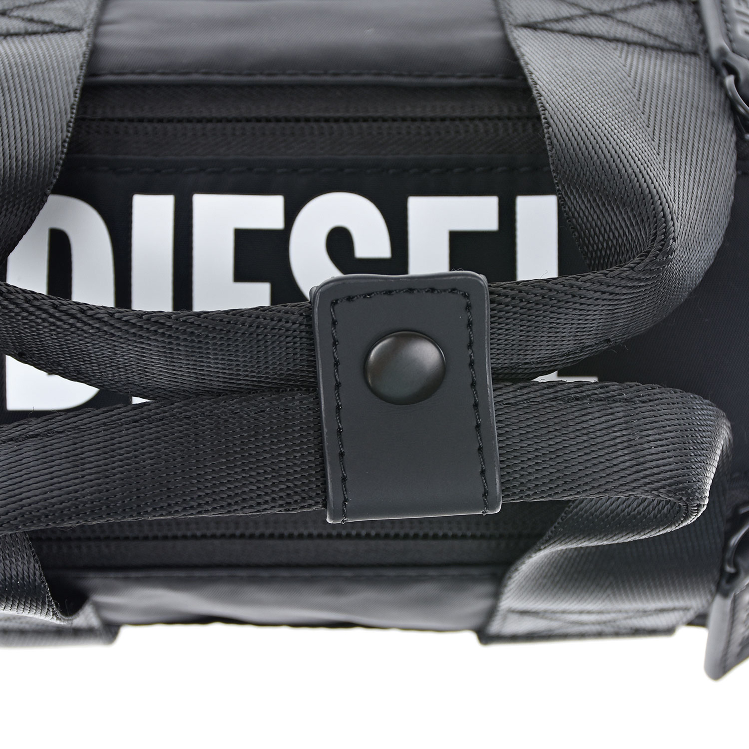 Черная сумка с белым логотипом, 18x12x11 см Diesel детская, размер unica, цвет черный - фото 8