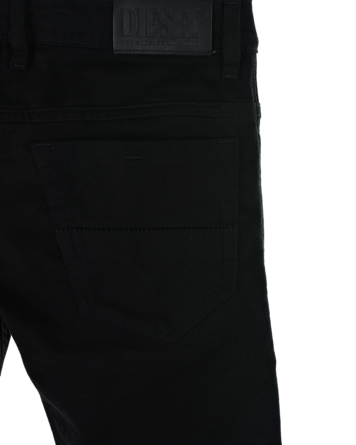 Узкие джинсы для мальчиков Diesel детские, размер 116, цвет черный - фото 5