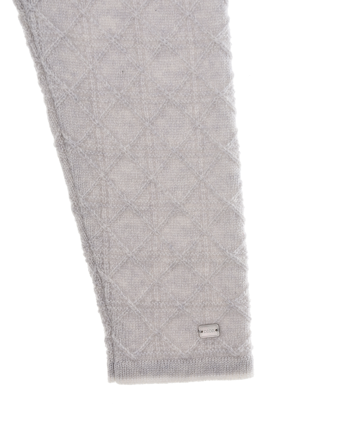 Серые брюки из кашемира Dior детские, размер 68, цвет серый - фото 3