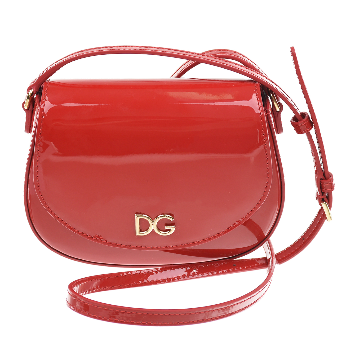 Красная сумка из лакированной кожи, 16x10x5 см Dolce&Gabbana детская, размер unica, цвет красный
