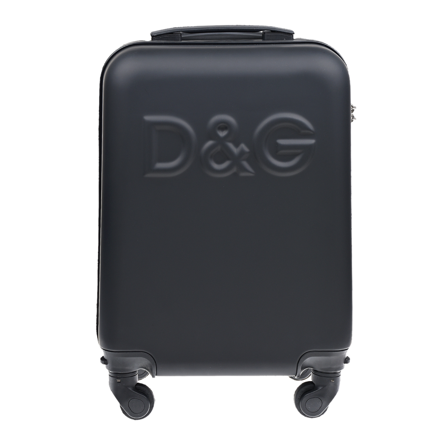 Купить Черный чемодан с логотипом 30х20х43 см Dolce&Gabbana, 100%полиэстер, 100%САН-пластик