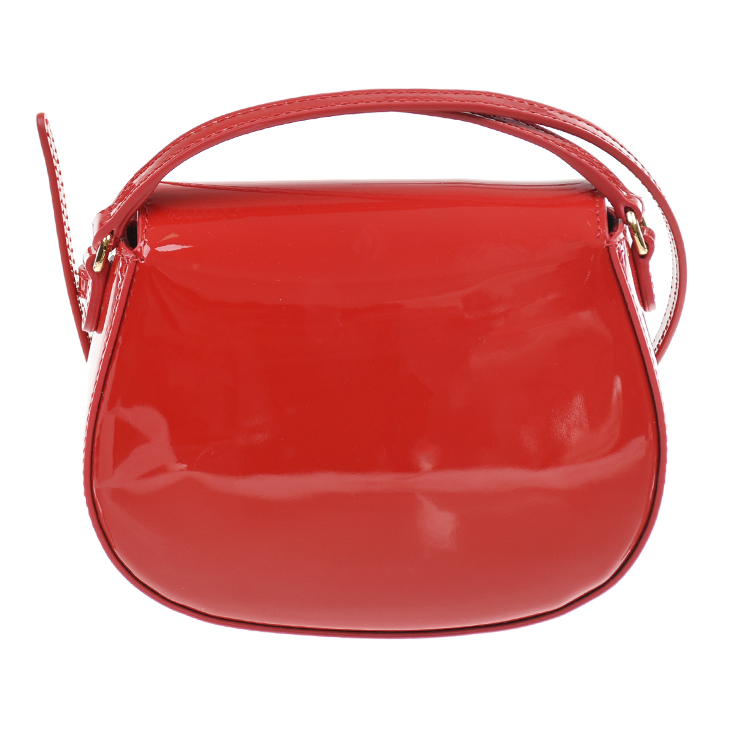 Красная сумка из лакированной кожи, 16x10x5 см Dolce&Gabbana детская, размер unica, цвет красный - фото 4