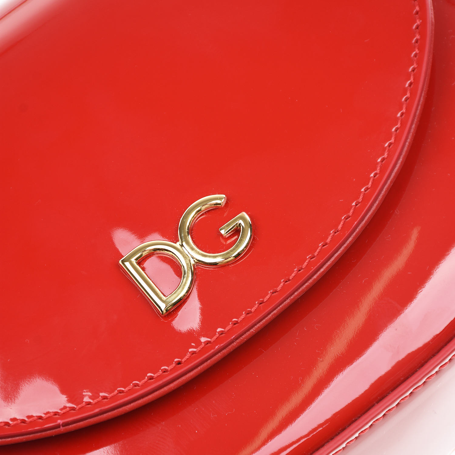 Красная сумка из лакированной кожи, 16x10x5 см Dolce&Gabbana детская, размер unica, цвет красный - фото 6