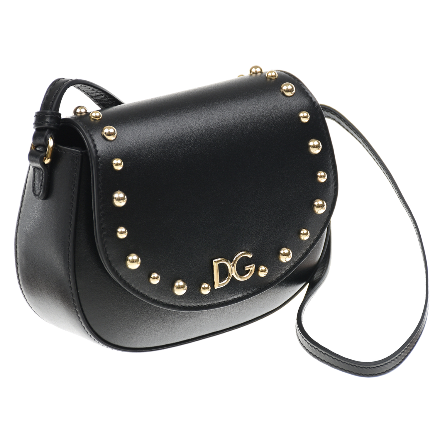Черная сумка с заклепками, 16x10x5 см Dolce&Gabbana детская, размер unica, цвет черный - фото 2