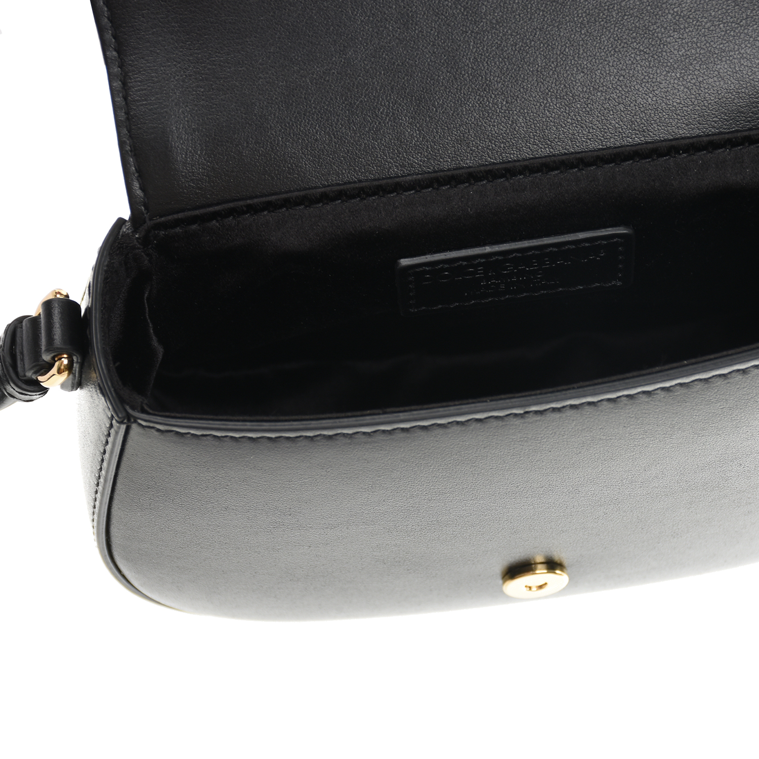 Черная сумка с заклепками, 16x10x5 см Dolce&Gabbana детская, размер unica, цвет черный - фото 4