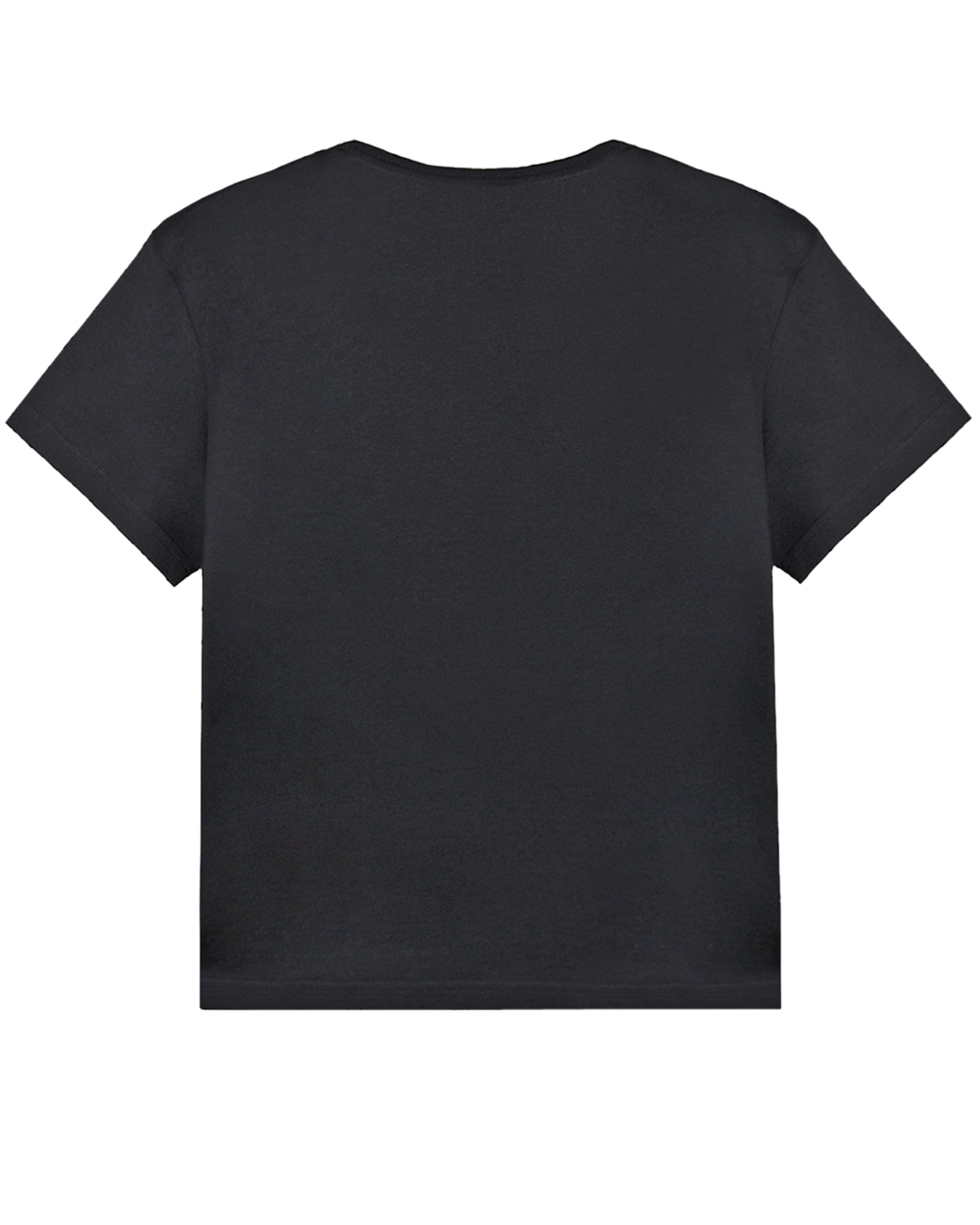 Базовая футболка черного цвета Dolce&Gabbana детская, размер 152 - фото 2