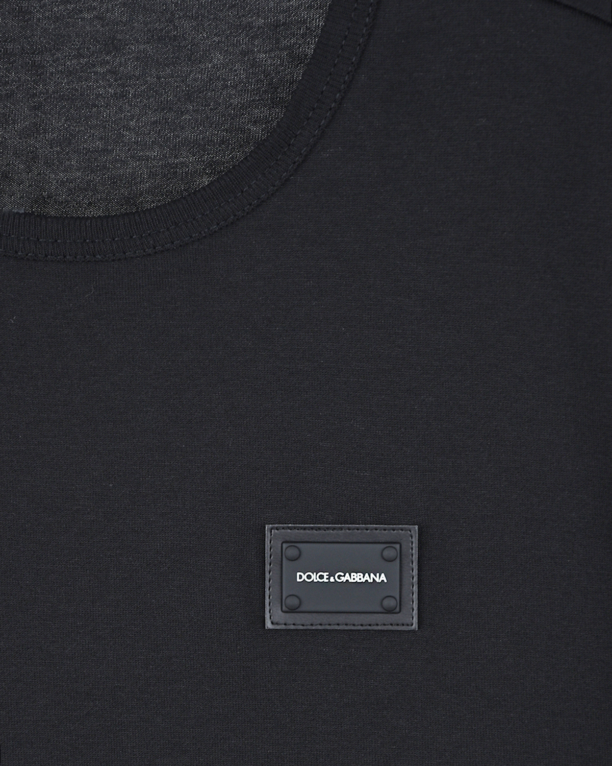 Базовая футболка черного цвета Dolce&Gabbana детская, размер 152 - фото 3