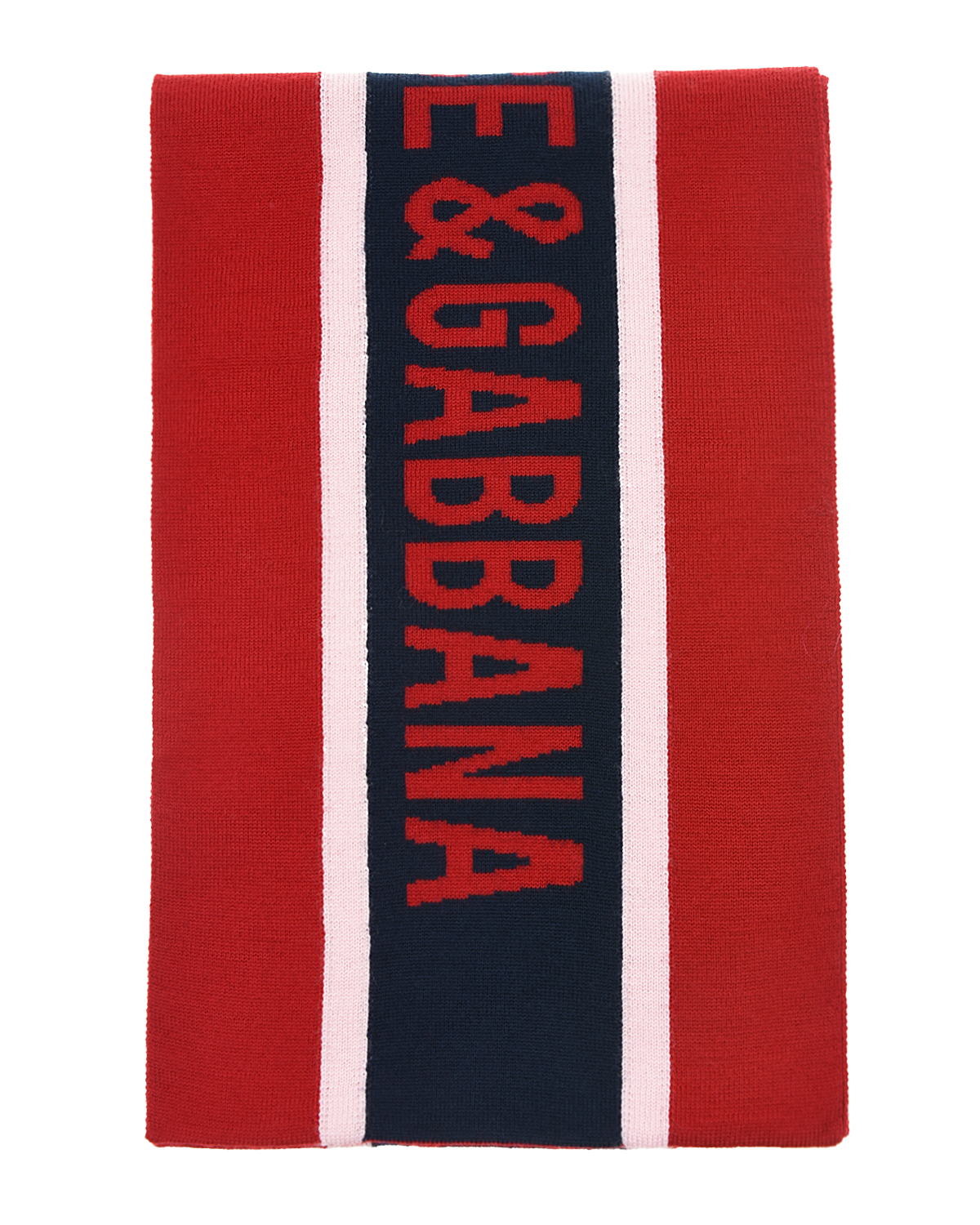 Красный шарф из шерсти с логотипом Dolce&Gabbana детский, размер L - фото 2