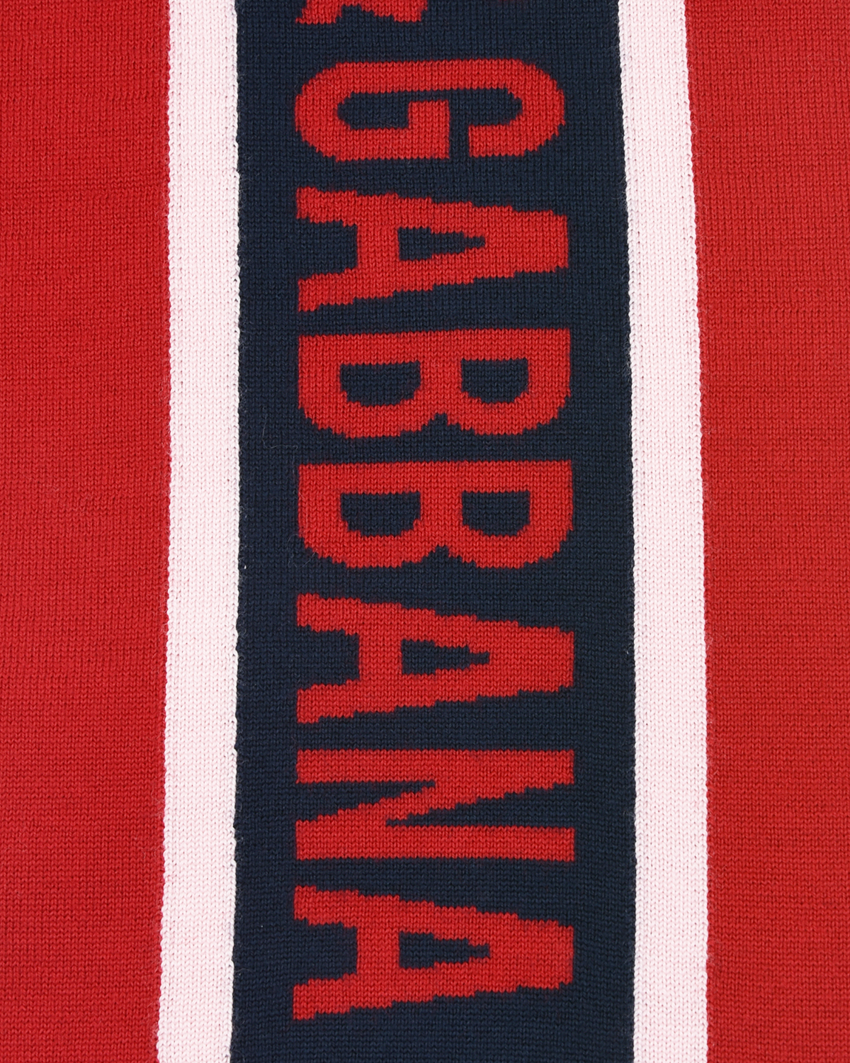 Красный шарф из шерсти с логотипом Dolce&Gabbana детский, размер L - фото 3