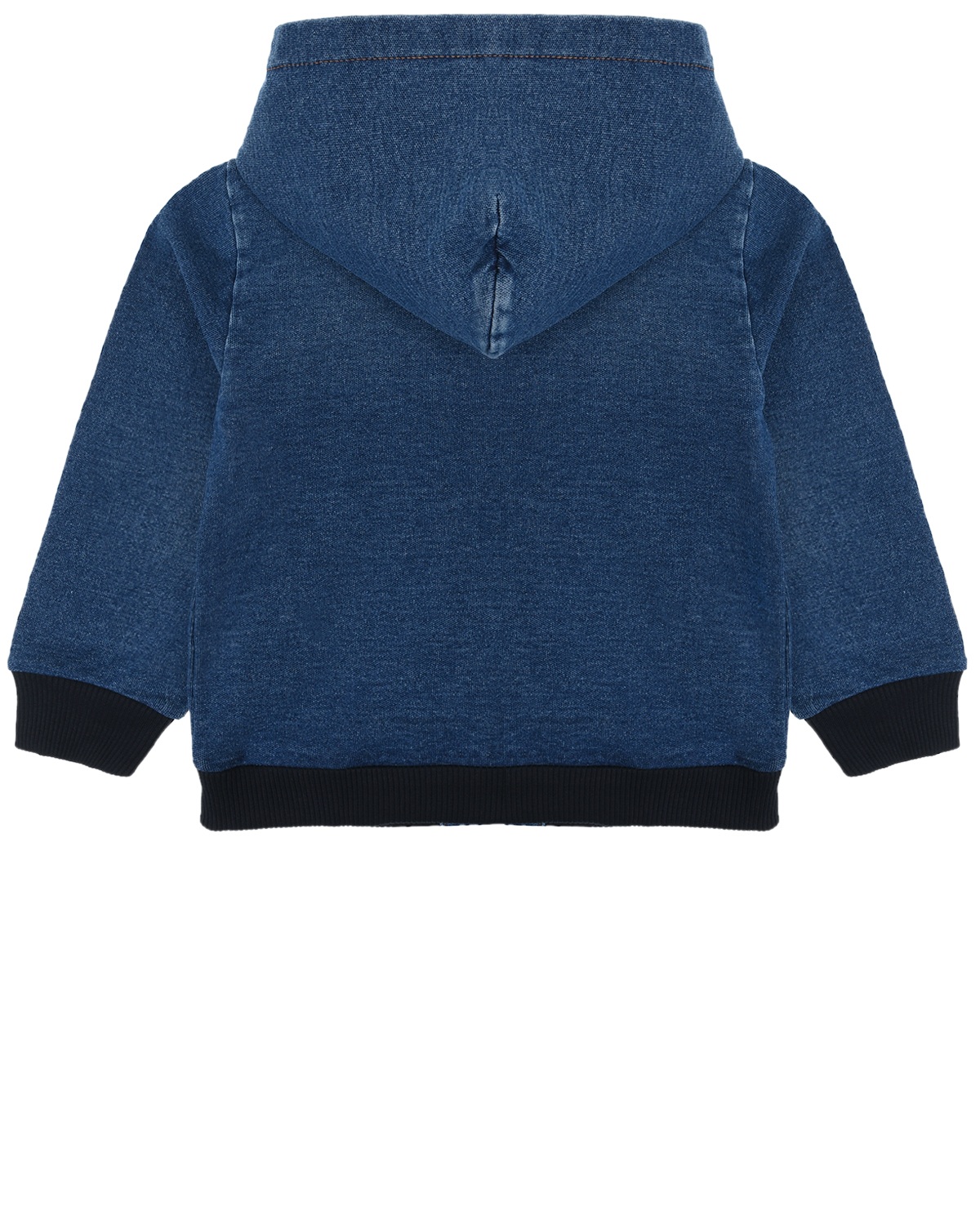 Спортивная куртка с аппликацией Dolce&Gabbana детская, размер 74, цвет синий - фото 2