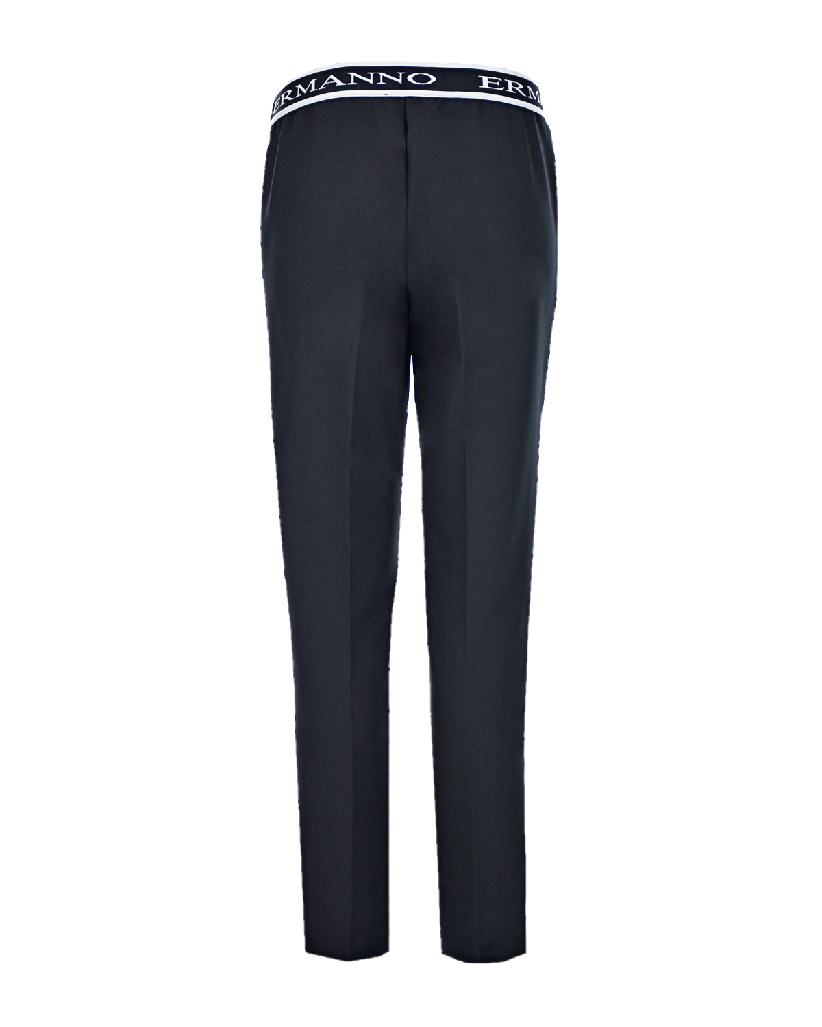 Классические брюки с поясом на резинке Ermanno Ermanno Scervino, размер 40, цвет черный - фото 5