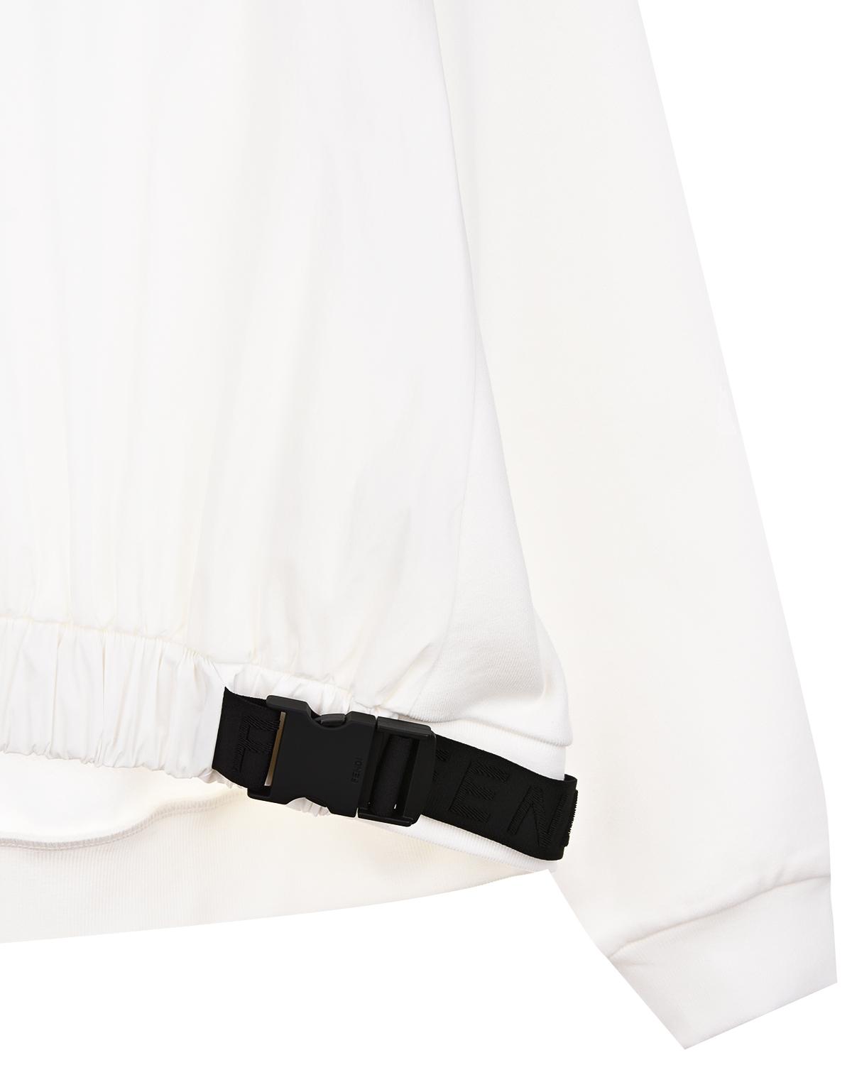 Белый топ с длинными рукавами Fendi детский, размер 140 - фото 4