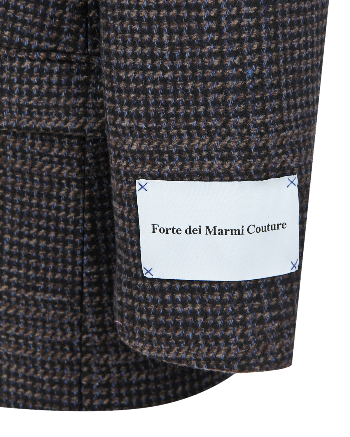 Однобортный жакет в клетку Forte dei Marmi Couture, размер 42, цвет коричневый - фото 6