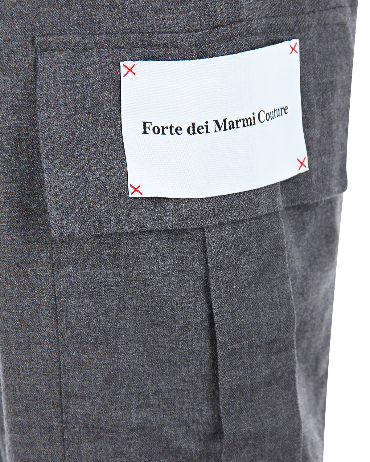Серые брюки с карманом карго Forte dei Marmi Couture, размер 44, цвет серый - фото 10