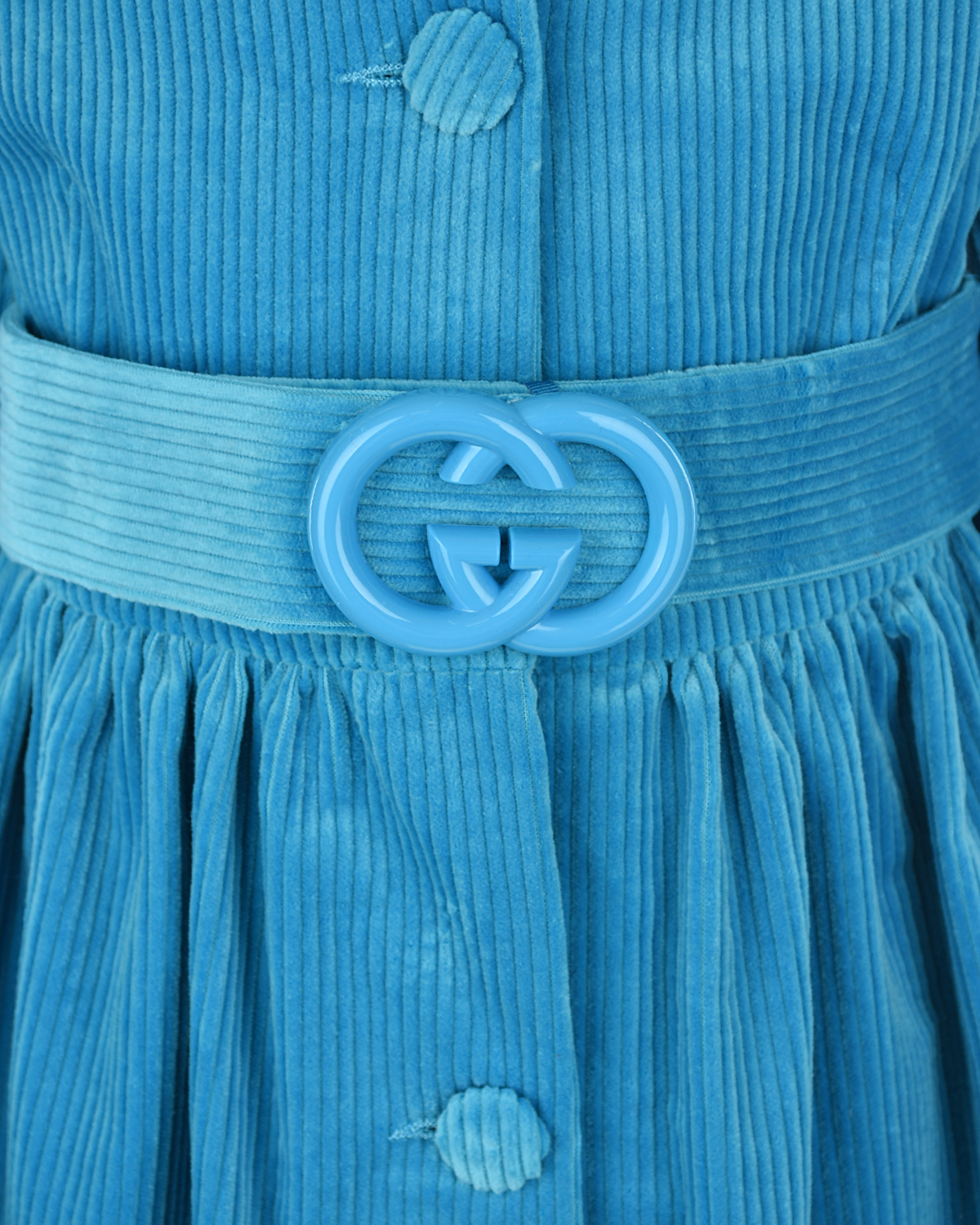 Вельветовое платье с поясом GUCCI детское, размер 104, цвет нет цвета - фото 4