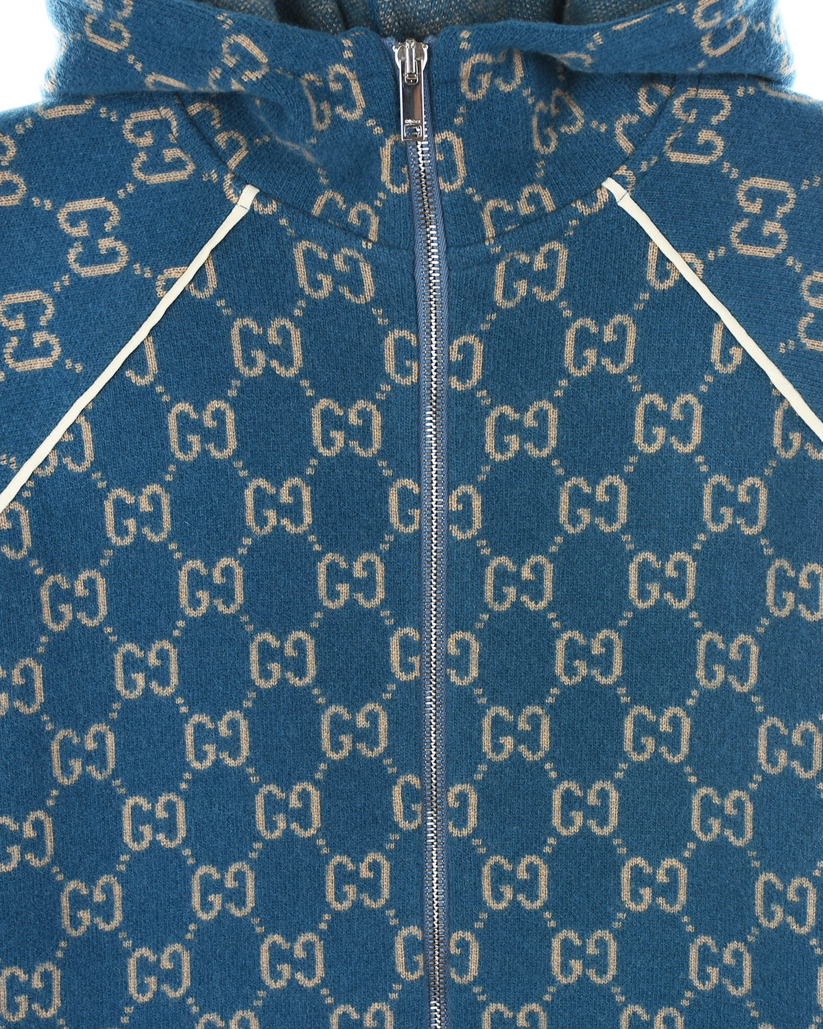 Спортивная куртка из шерсти GUCCI детская, размер 104, цвет голубой - фото 3