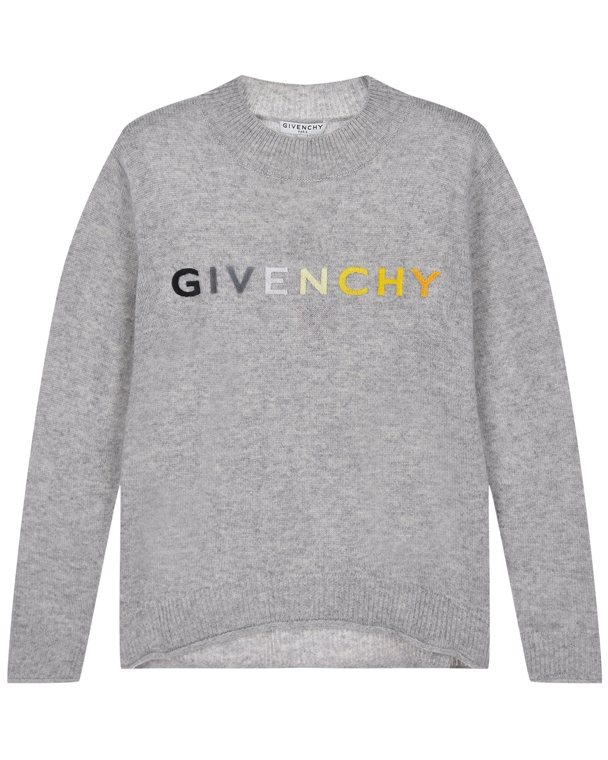 Серый джемпер из шерсти и кашемира Givenchy детский, размер 140 - фото 1