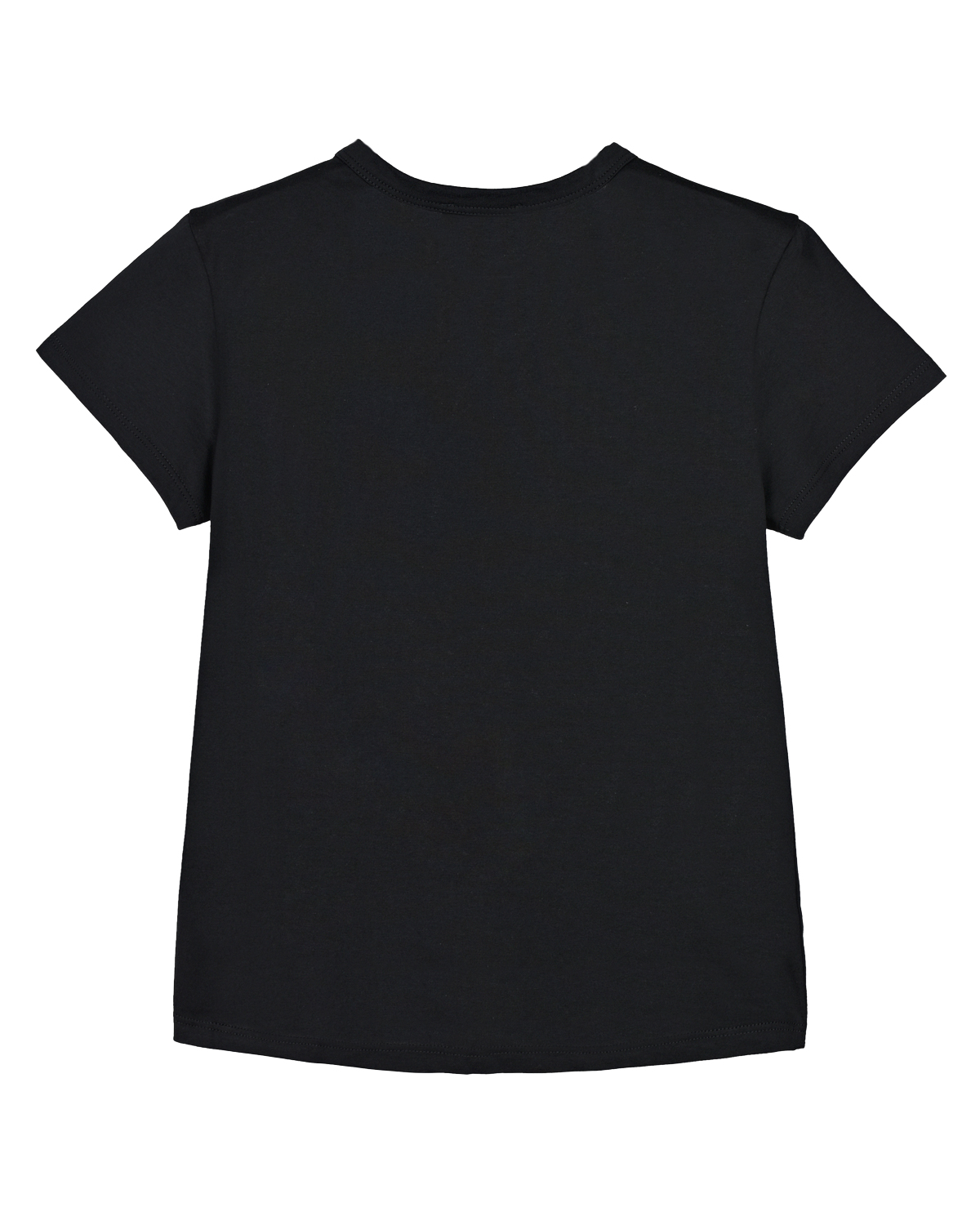Черная футболка с зоолтым логотипом Givenchy детская, размер 128, цвет черный - фото 3