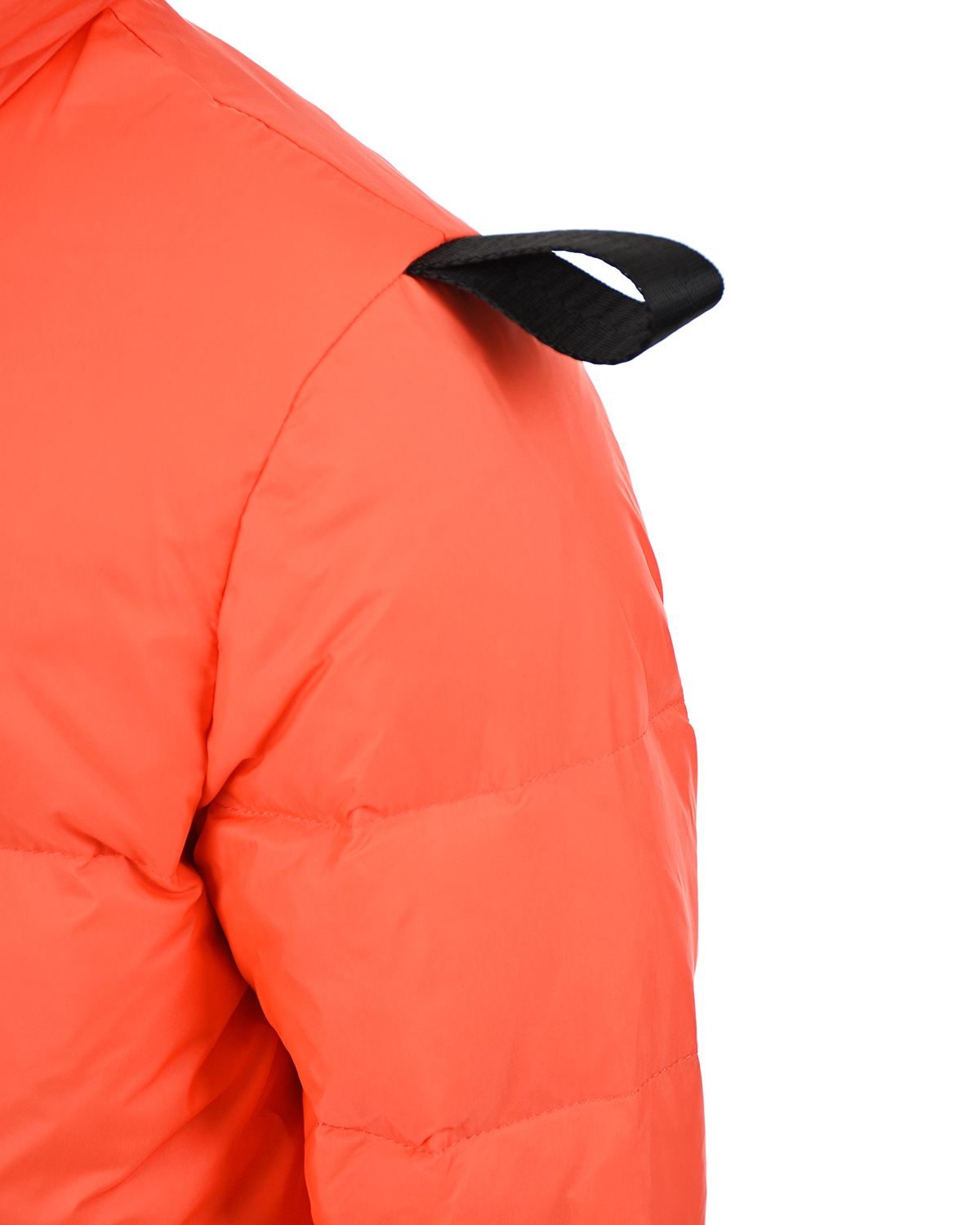 Оранжевая стеганая куртка-пуховик Glox детская, размер 140, цвет оранжевый - фото 4