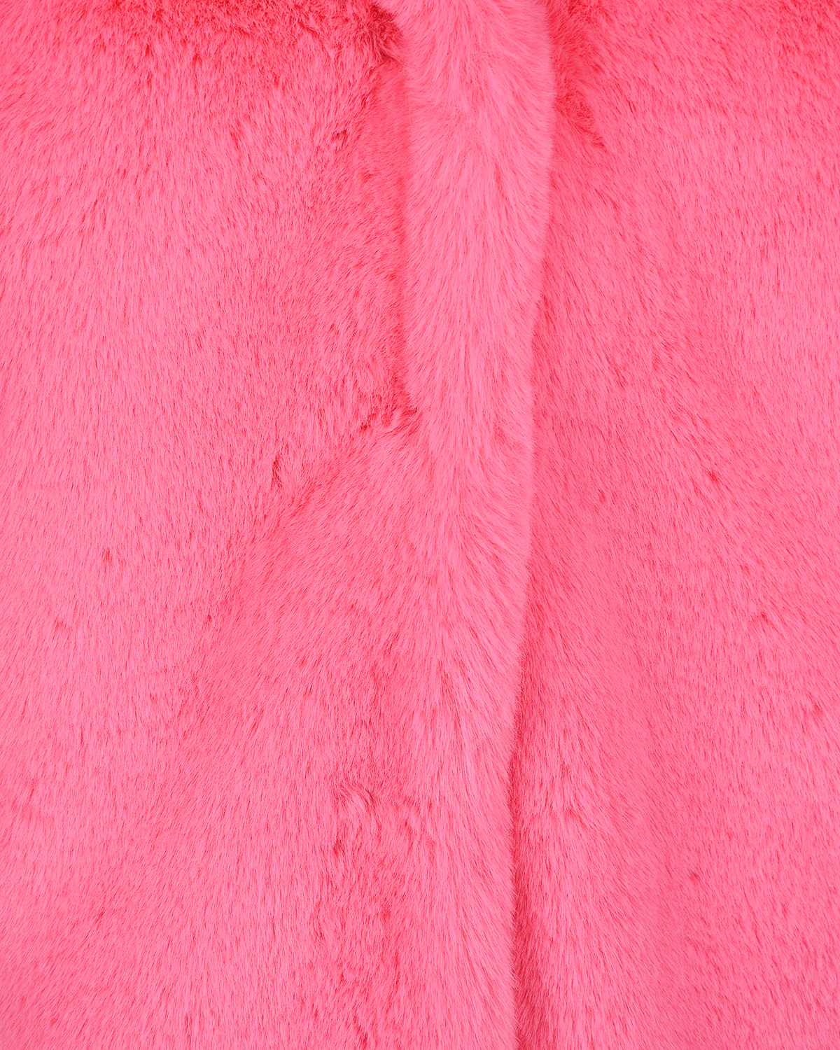 Розовая шуба из эко-меха Glox детская, размер 128, цвет розовый - фото 5