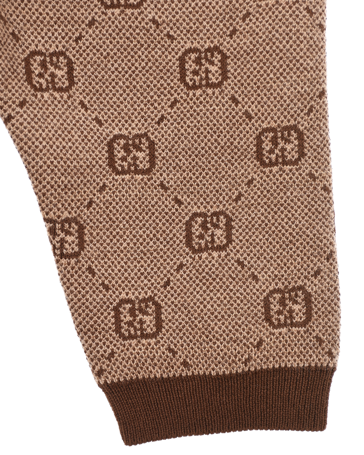 Бежевые спортивные брюки с логотипом GUCCI детские, размер 68, цвет бежевый - фото 3