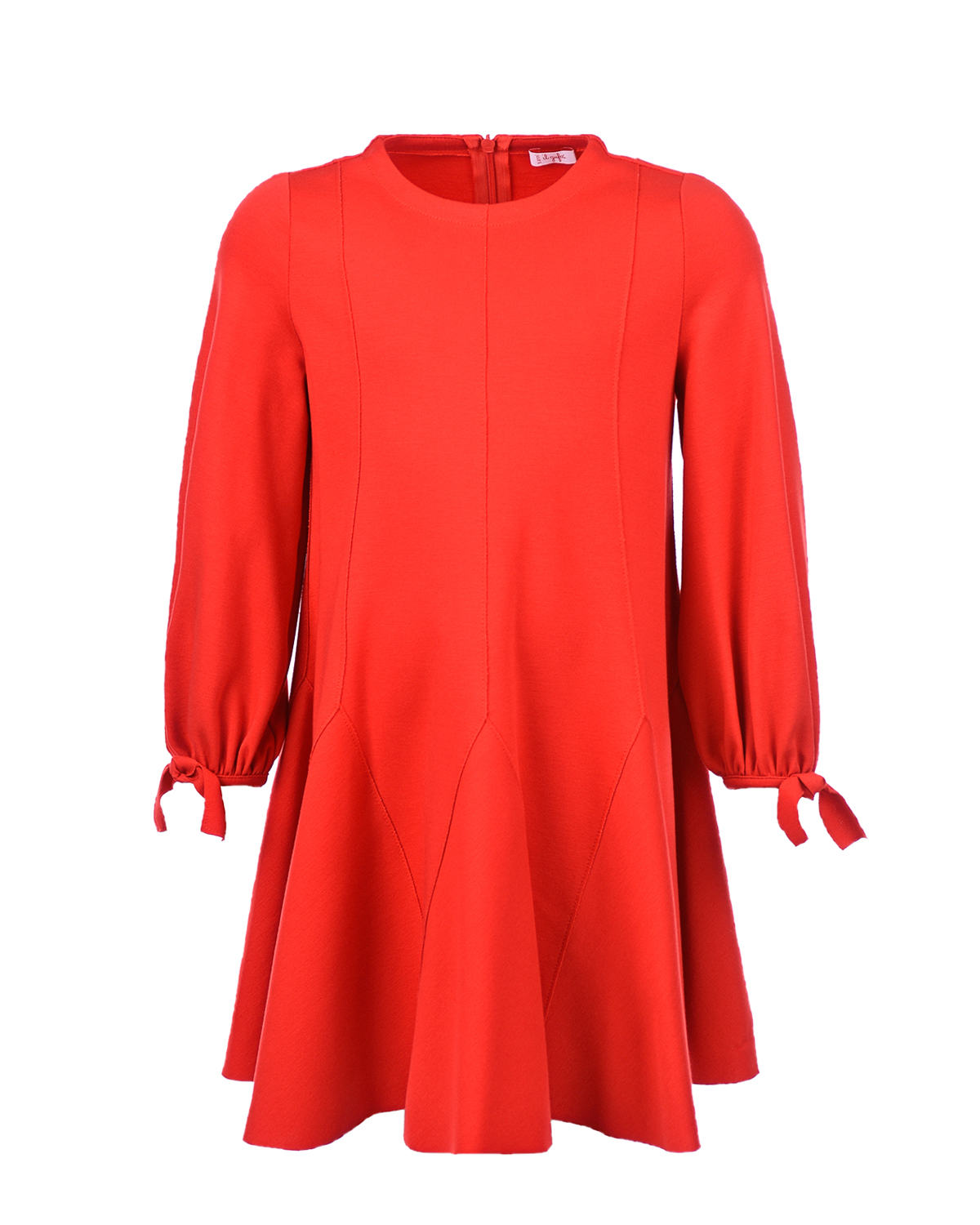 Красное платье свободного кроя IL Gufo детское, размер 104, цвет красный - фото 1