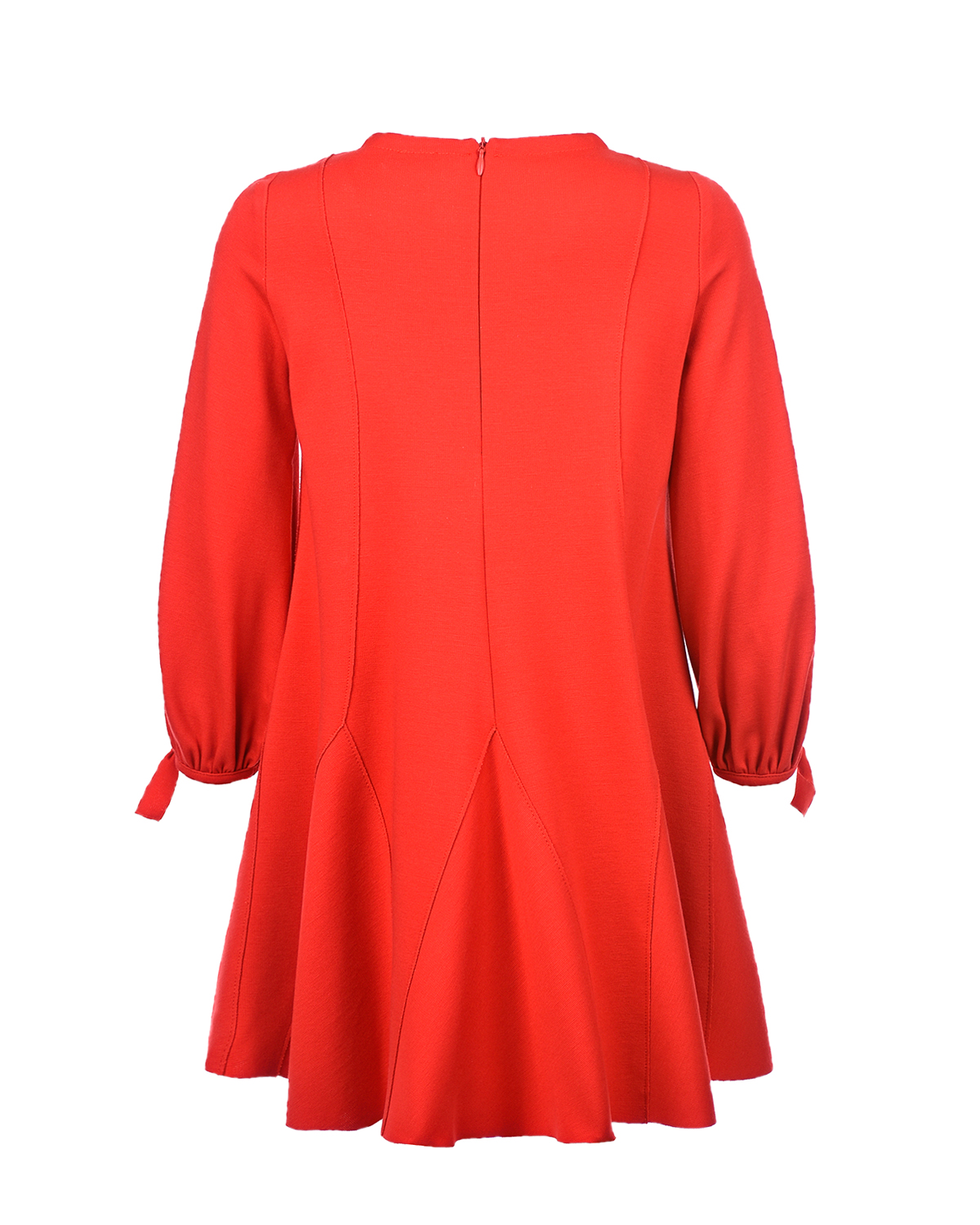 Красное платье свободного кроя IL Gufo детское, размер 104, цвет красный - фото 2