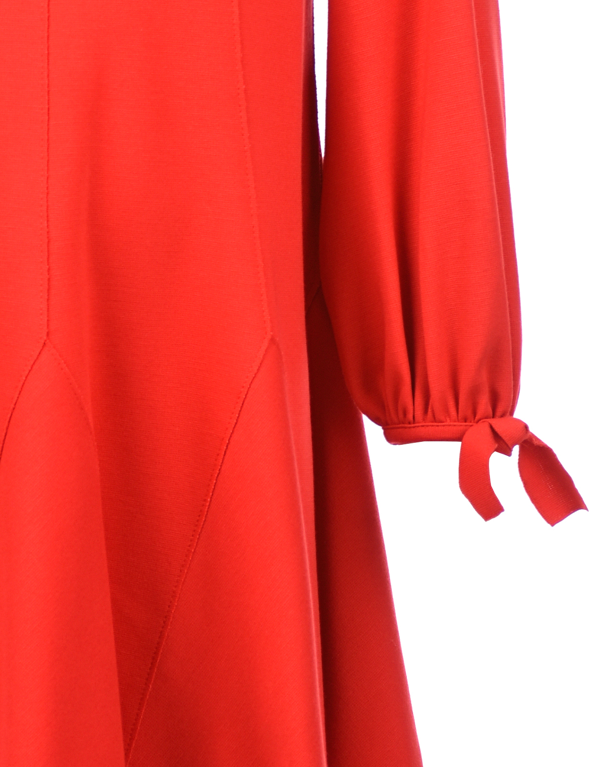 Красное платье свободного кроя IL Gufo детское, размер 104, цвет красный - фото 3