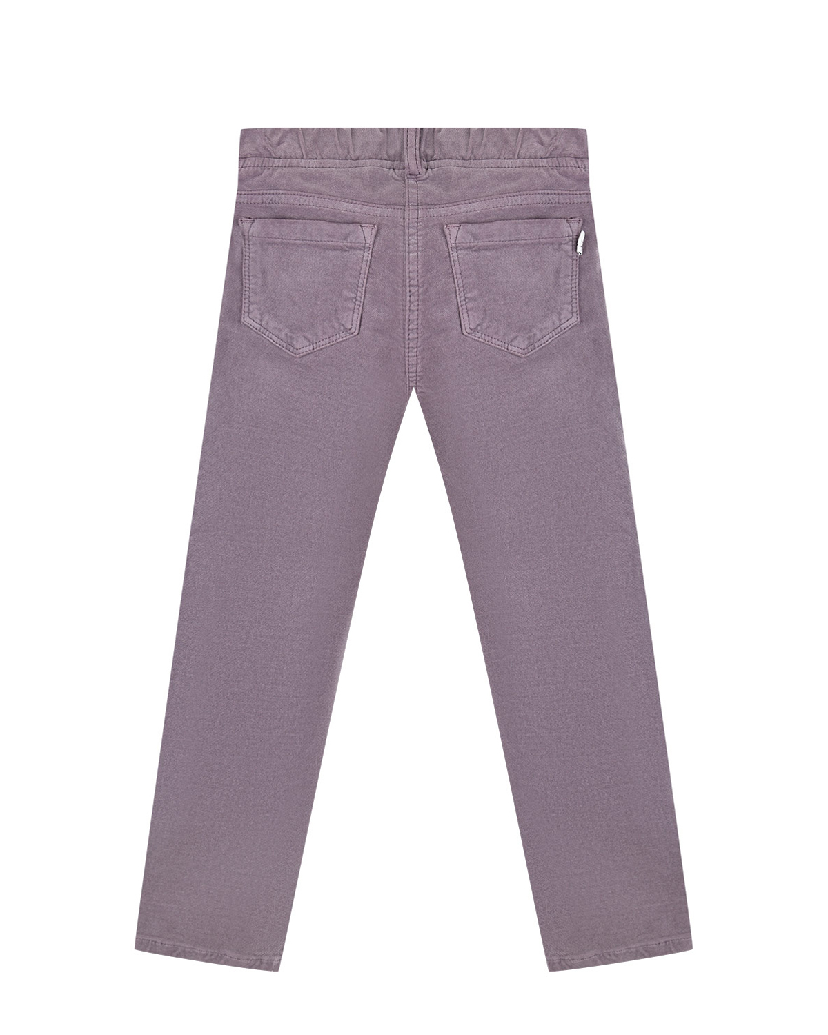 Сиреневые брюки из вельвета IL Gufo детские, размер 116, цвет сиреневый - фото 2