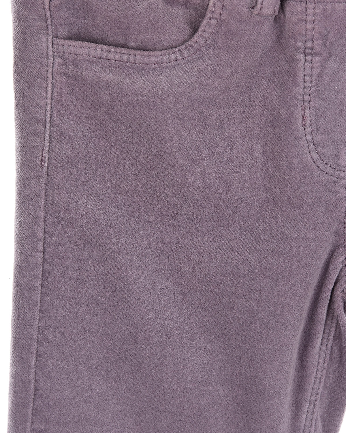 Сиреневые брюки из вельвета IL Gufo детские, размер 116, цвет сиреневый - фото 3