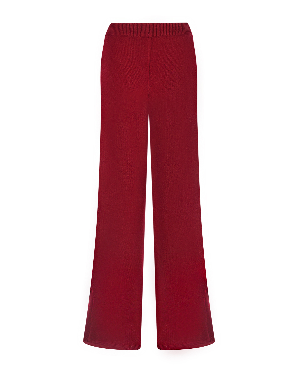 Бордовые брюки из шерсти Joseph, размер 40, цвет фиолетовый - фото 5
