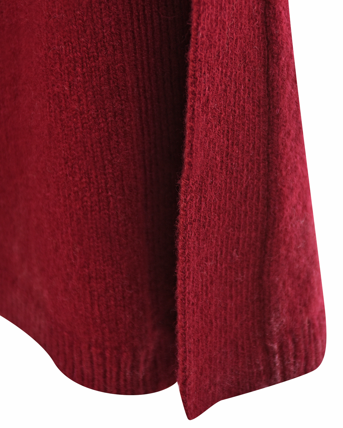 Бордовые брюки из шерсти Joseph, размер 40, цвет фиолетовый - фото 6