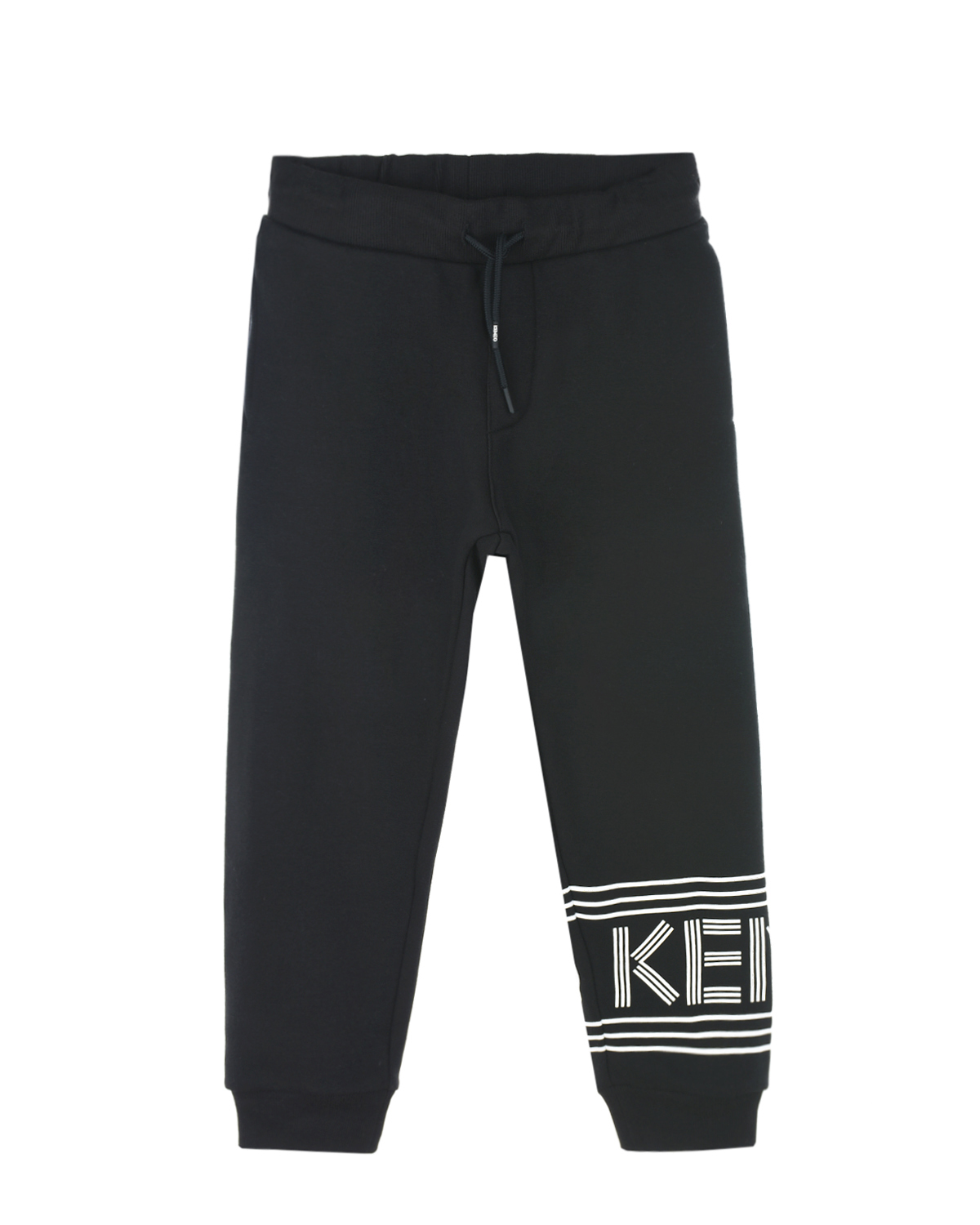 Черные спортивные брюки с логотипом KENZO детские
