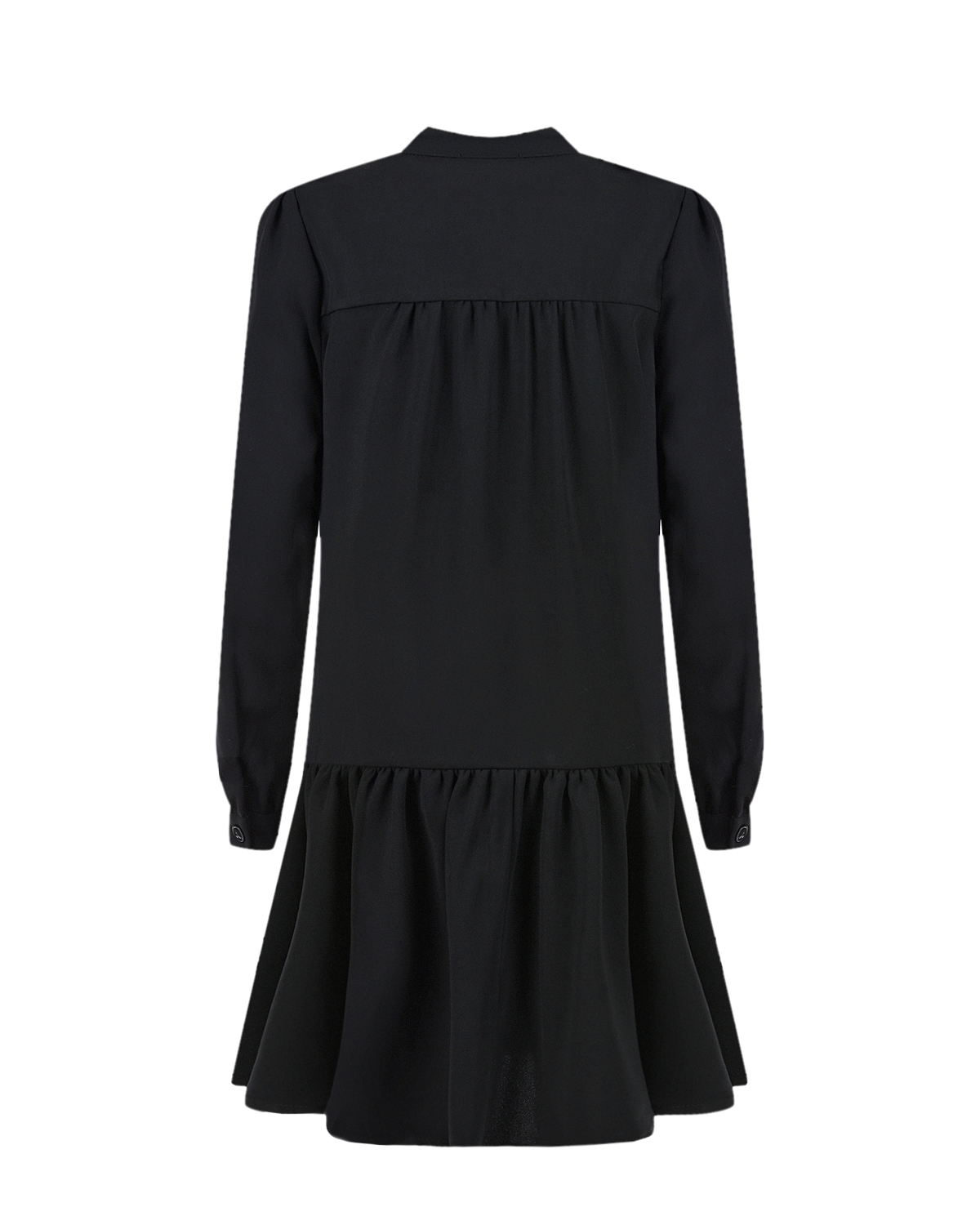 Черное платье с бантом Les Coyotes de Paris детское, размер 176, цвет черный - фото 3