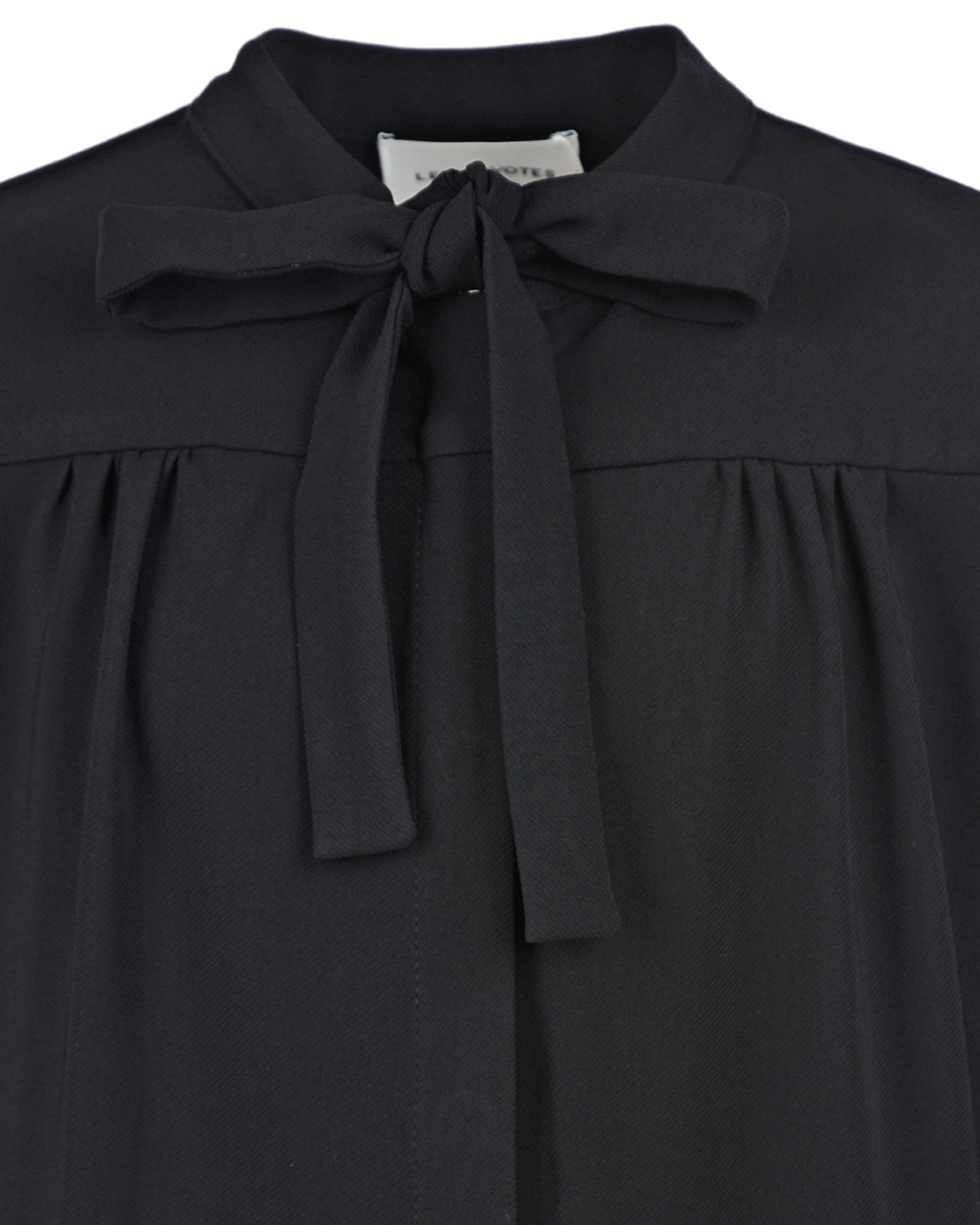 Черное платье с бантом Les Coyotes de Paris детское, размер 176, цвет черный - фото 4
