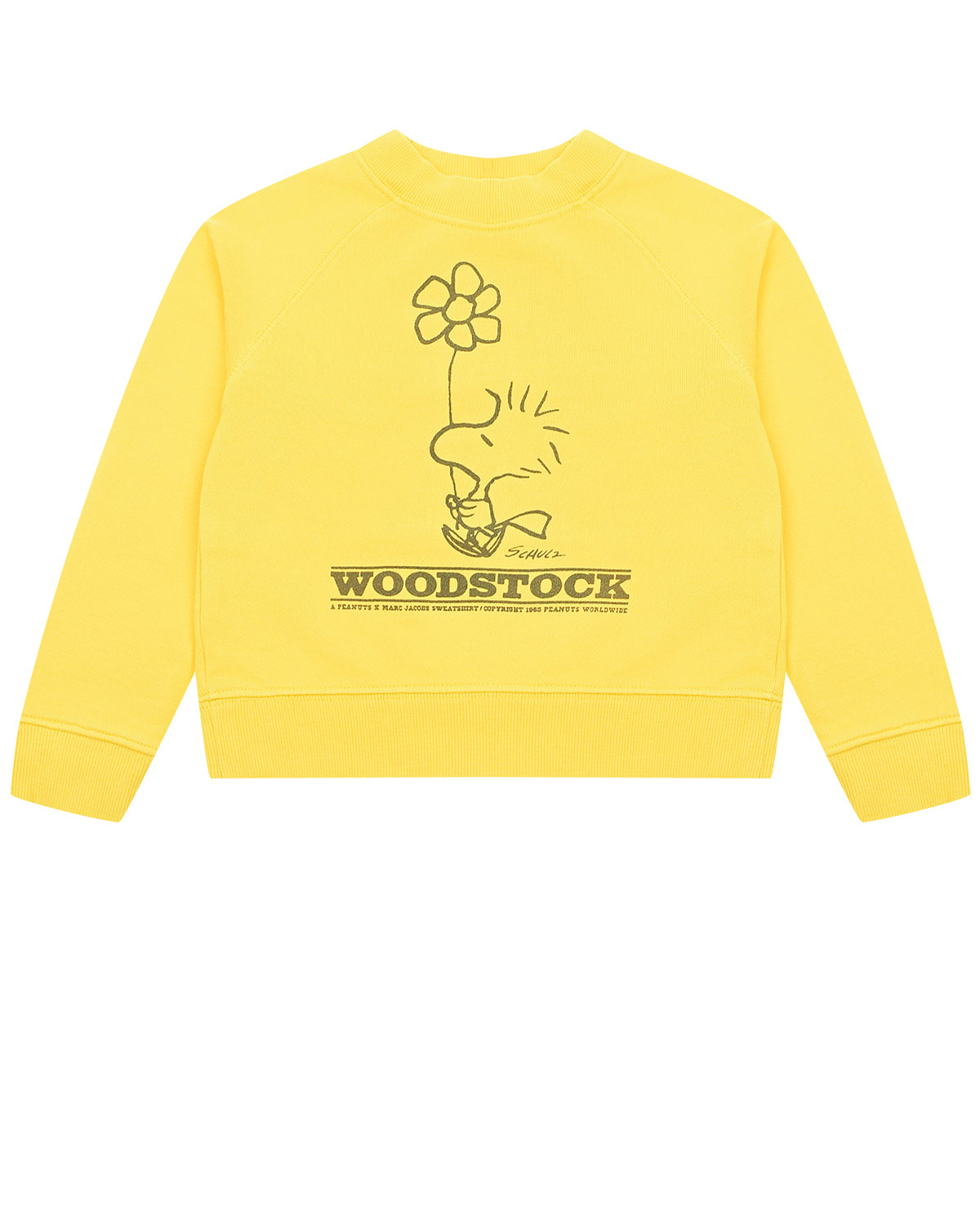 Желтая толстовка с принтом "Woodstock" Marc Jacobs (The) детская, размер 104, цвет желтый Желтая толстовка с принтом "Woodstock" Marc Jacobs (The) детская - фото 1