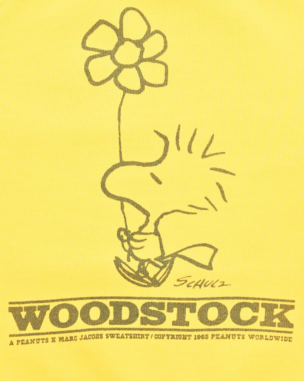 Желтая толстовка с принтом "Woodstock" Marc Jacobs (The) детская, размер 104, цвет желтый Желтая толстовка с принтом "Woodstock" Marc Jacobs (The) детская - фото 3