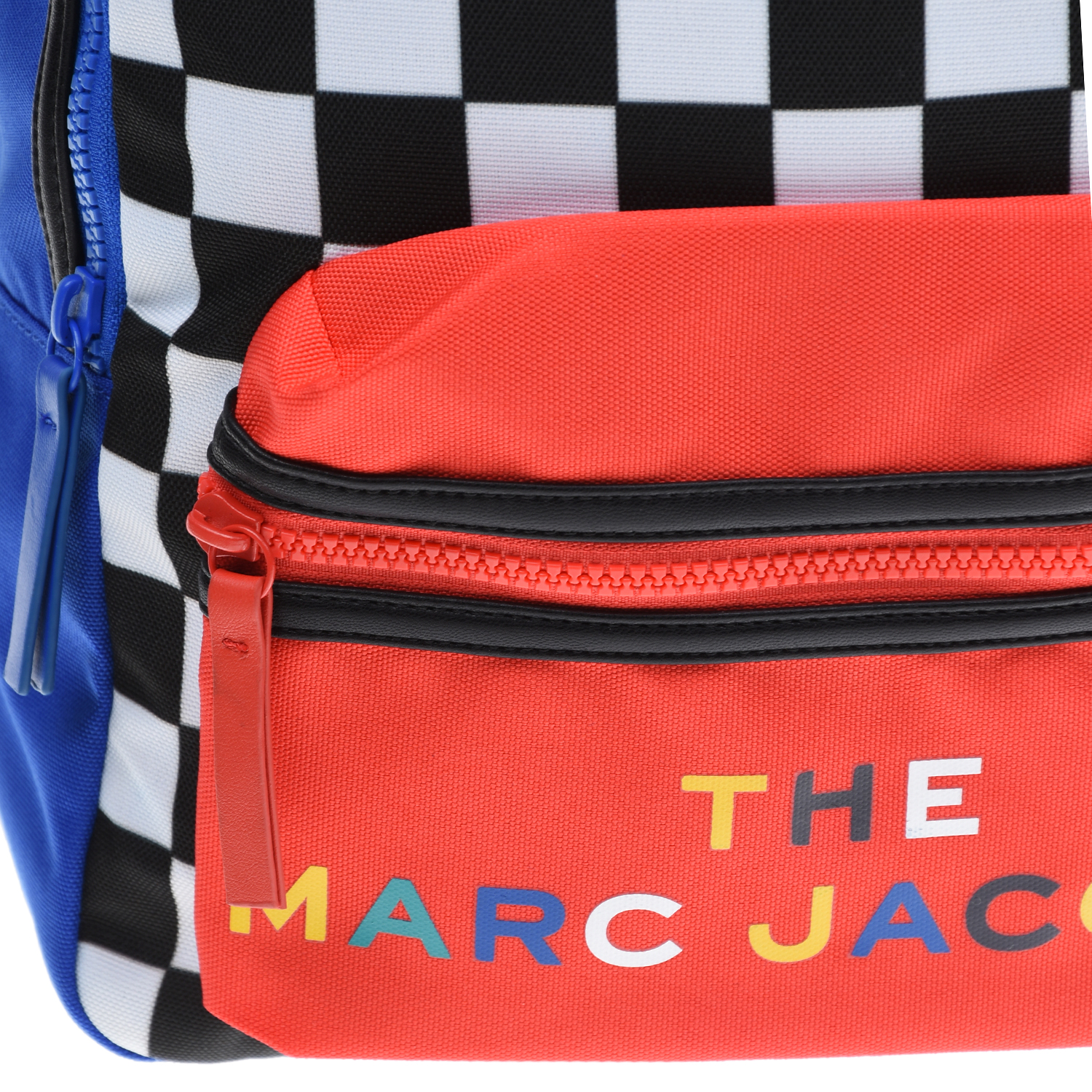 Рюкзак с шахматным принтом 40х12х28 см Little Marc Jacobs детский, размер unica, цвет мультиколор - фото 7