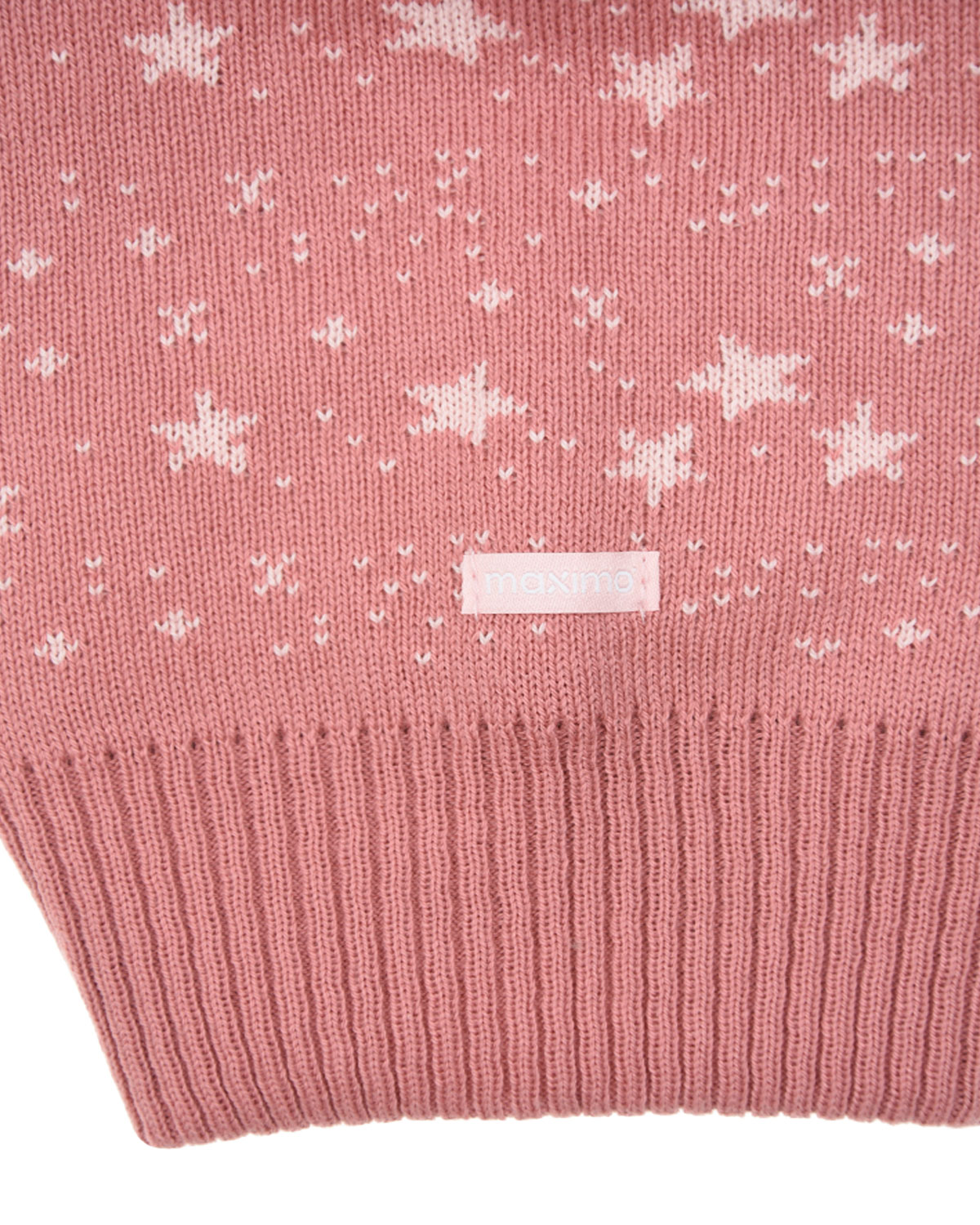 Розовая шапка-шлум с принтом "звездочки" MaxiMo детская, размер 45, цвет розовый - фото 5