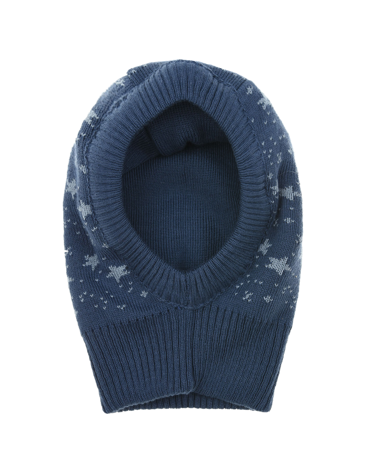 Голубая шапка-шлем с принтом "звездочки" MaxiMo детская, размер 45, цвет голубой - фото 2