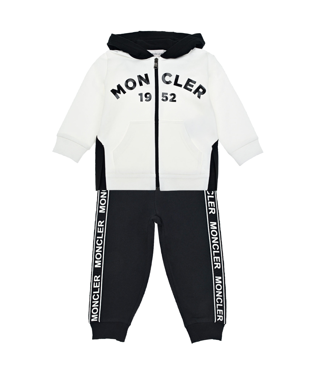 Черно-белый спортивный костюм Moncler детское